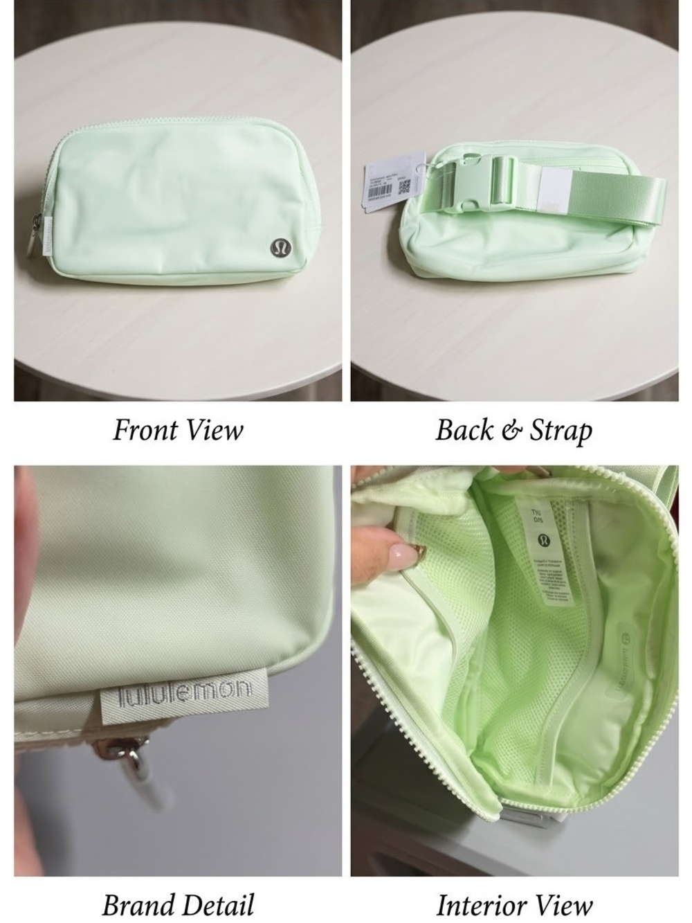 lululemon athletica Pale Mint Crossbody Belt Bag